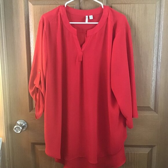 Cato Red Blouse - Picture 2 of 3